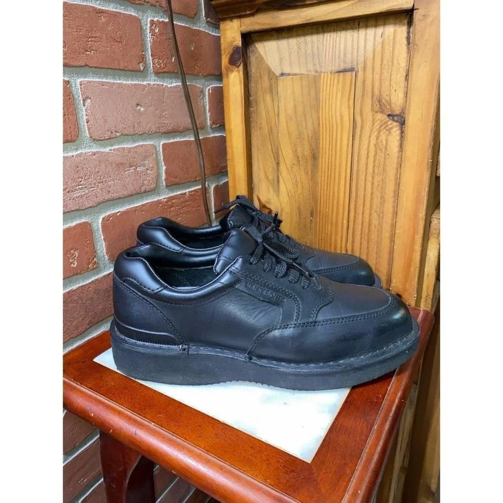 EVA-TECH Footonic II Ultra Walkabout‎ black Oxford Leather shoes Size 9.5E